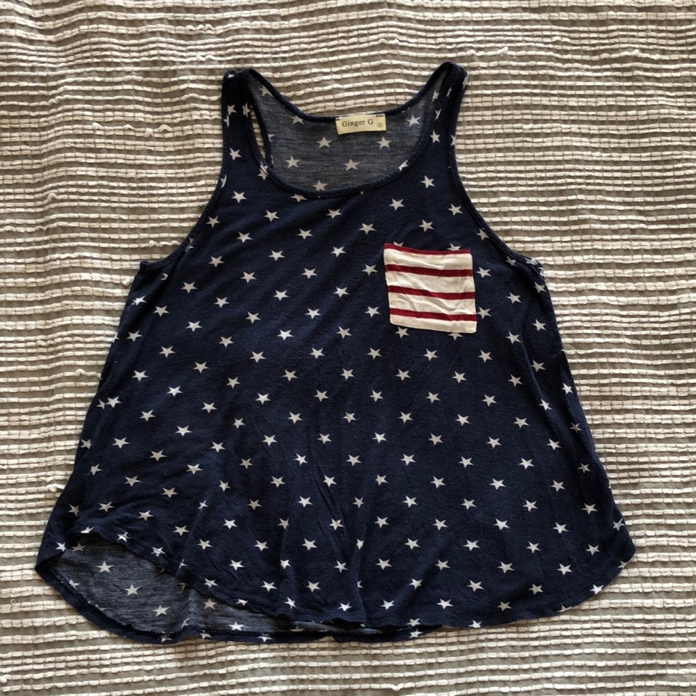 COPY - American flag tank top